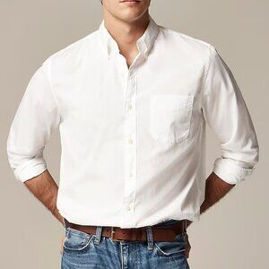 J. Crew Secret Wash cotton poplin shirt Size Medium